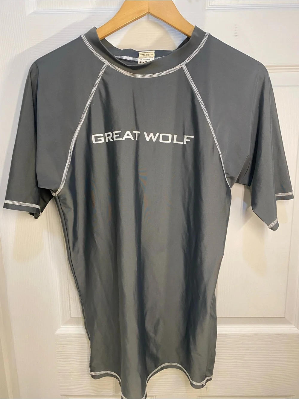 Bundle XL Great Wolf Lodge Men's Blue, Turquoise, & Gray Short-Sleeve Swim Shirt